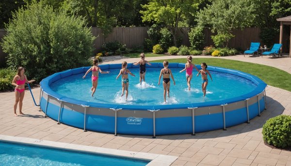 Trampolines de piscine pour enfants : quel modèle choisir ?