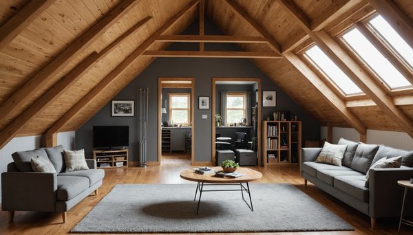 Transformer votre grenier en salle de séjour grâce à la charpenterie