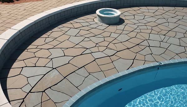 Réparation efficace des fissures dans une piscine coque